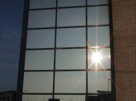 Aja dennenboom een vuurtje stoken Zonwerend raamfolie of glasfolie Apeldoorn. Ruiten tinten.